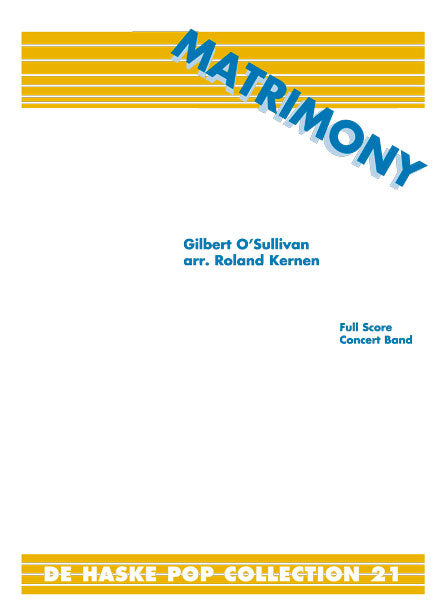 Matrimony (Partituur Harmonie)