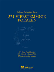 Bach: 371 Vierstemmige koralen (Partituur Harmonie Fanfare Brassband)