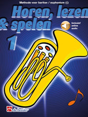 Horen, Lezen & Spelen 1 – Bariton / Euphonium TC (Vioolsleutel G-sleutel)