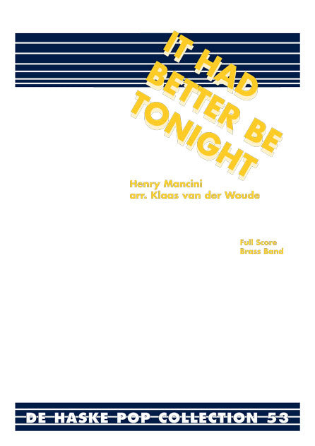 It Had Better Be Tonight (Partituur Brassband)