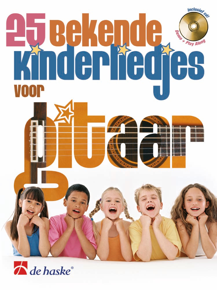 25 Bekende Kinderliedjes Voor Gitaar
