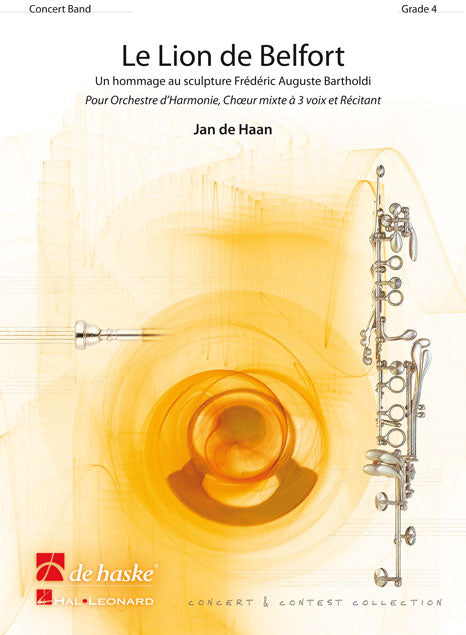 Jacob de Haan: Le Lion de Belfort (Partituur Harmonie)