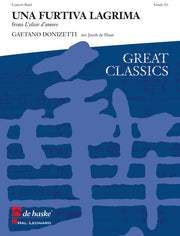 Donizetti: Una Furtiva Lagrima from L'elisir d'amore (Partituur Harmonie)