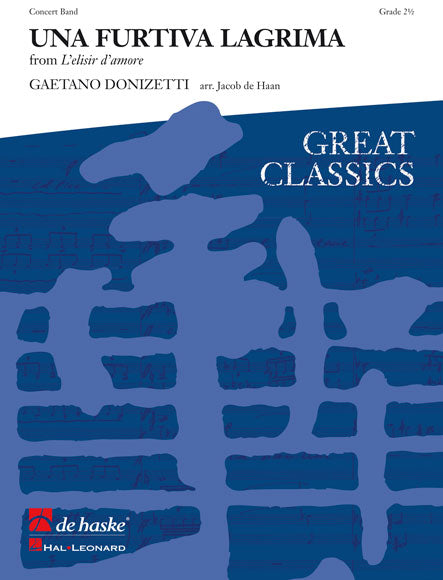 Donizetti: Una Furtiva Lagrima from L'elisir d'amore (Partituur Harmonie)