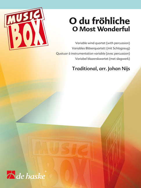 O du fröhliche(Four part variable wind ensemble (with percussion))