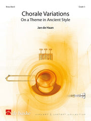 Jan de Haan: Chorale Variations Partituur Brassband