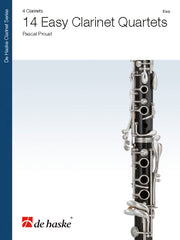Pascal Proust: 14 Easy Clarinet Quartets