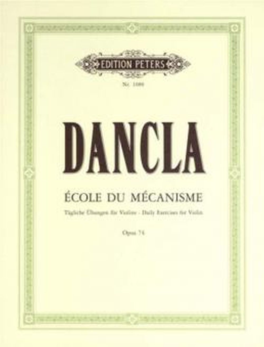 Dancla: École de Mécanisme
