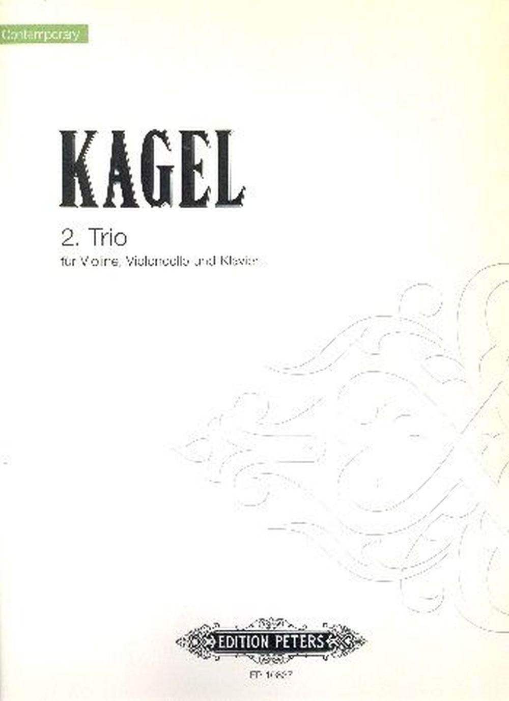 2nd Trio for violin, cello & piano