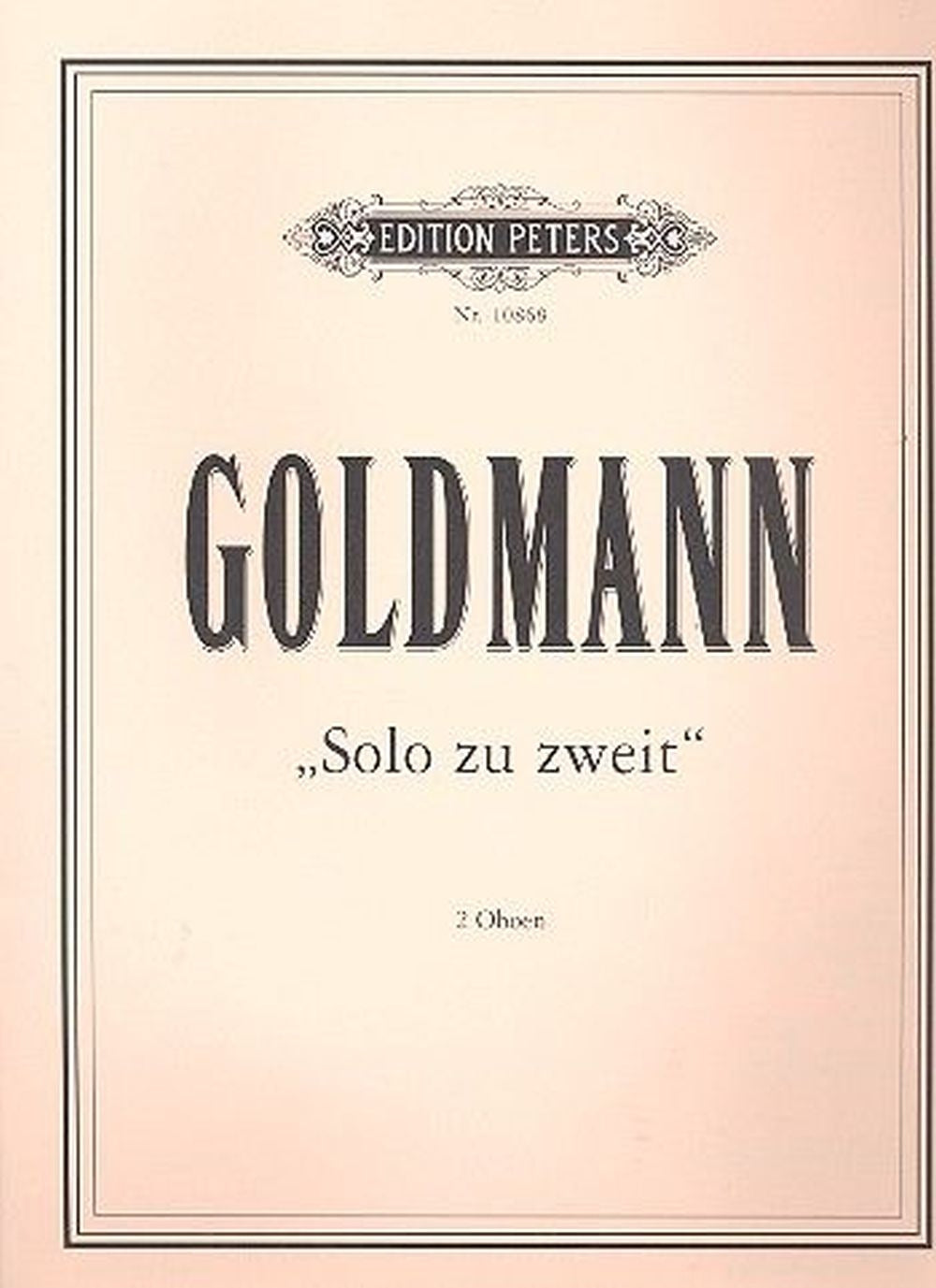 Solo zu Zweit for 2 oboes