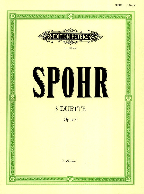 Louis Spohr: 3 Duets Opus3