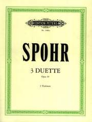 Louis Spohr: 3 Duets Opus39