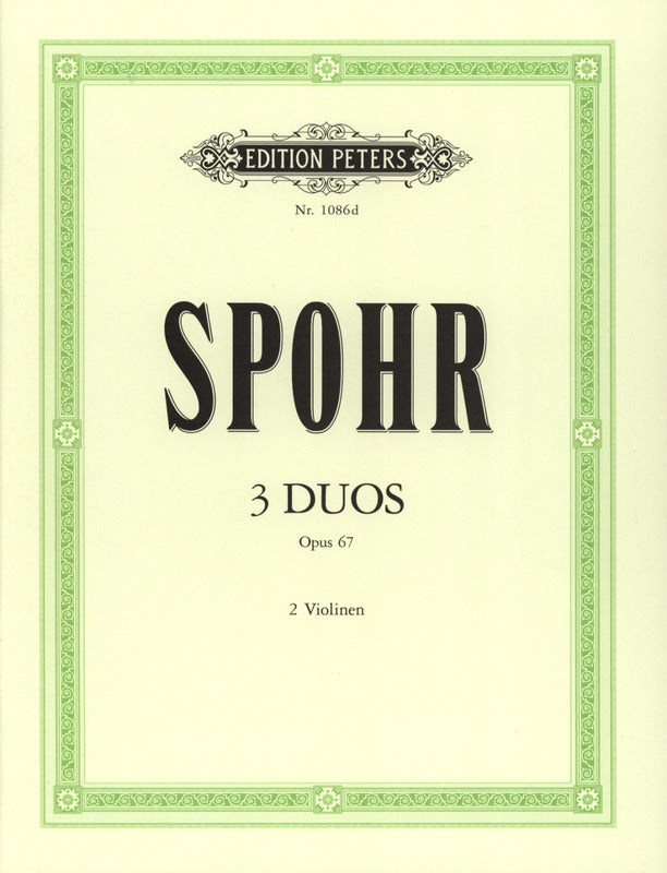 Louis Spohr: 3 Duets Opus67