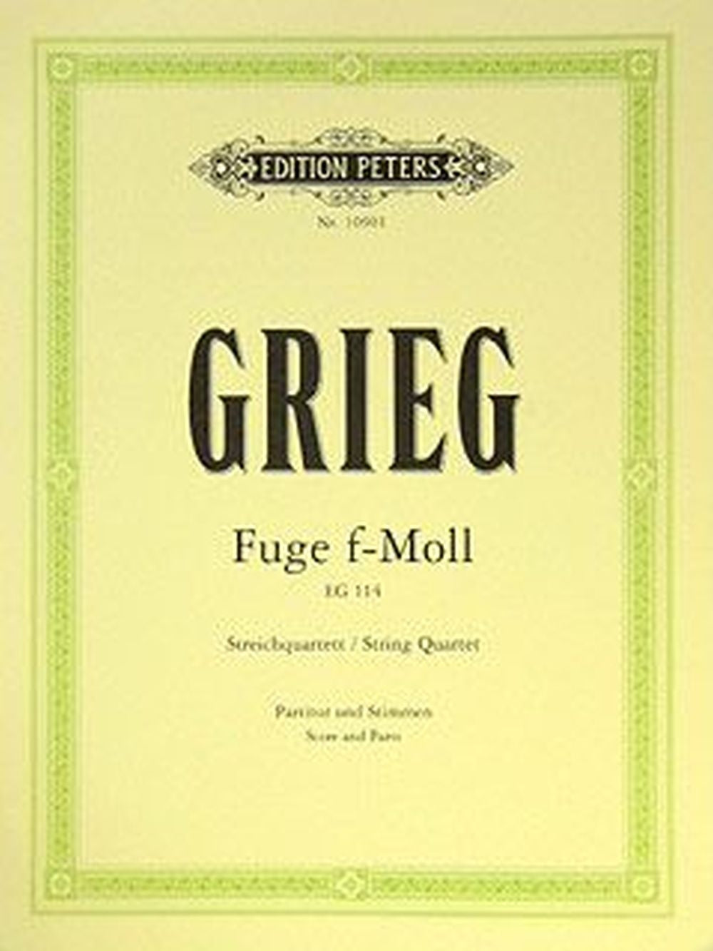 Fugue in F minor for Strijkkwartet