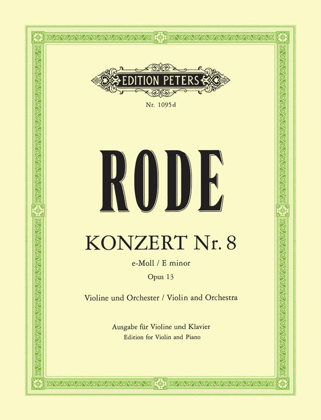 Pierre Rode: Concerto No.8 in E minor