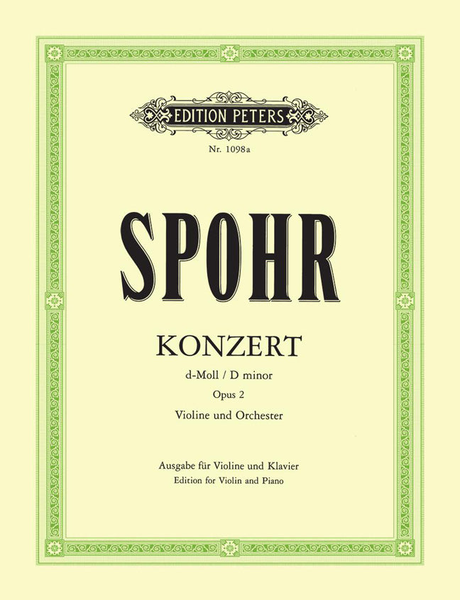 Louis Spohr: Concerto No.2 in D minor Opus2