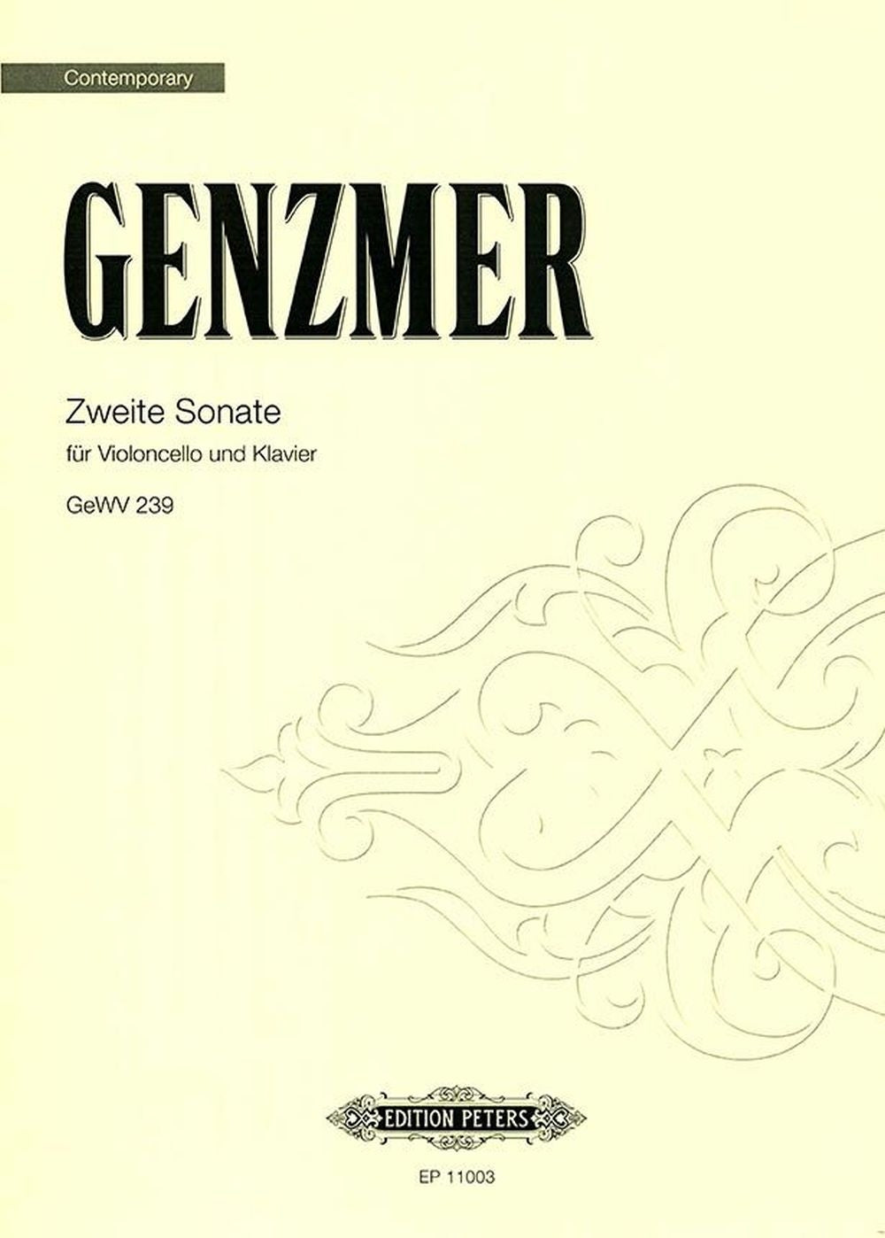 Second Sonata for cello and piano