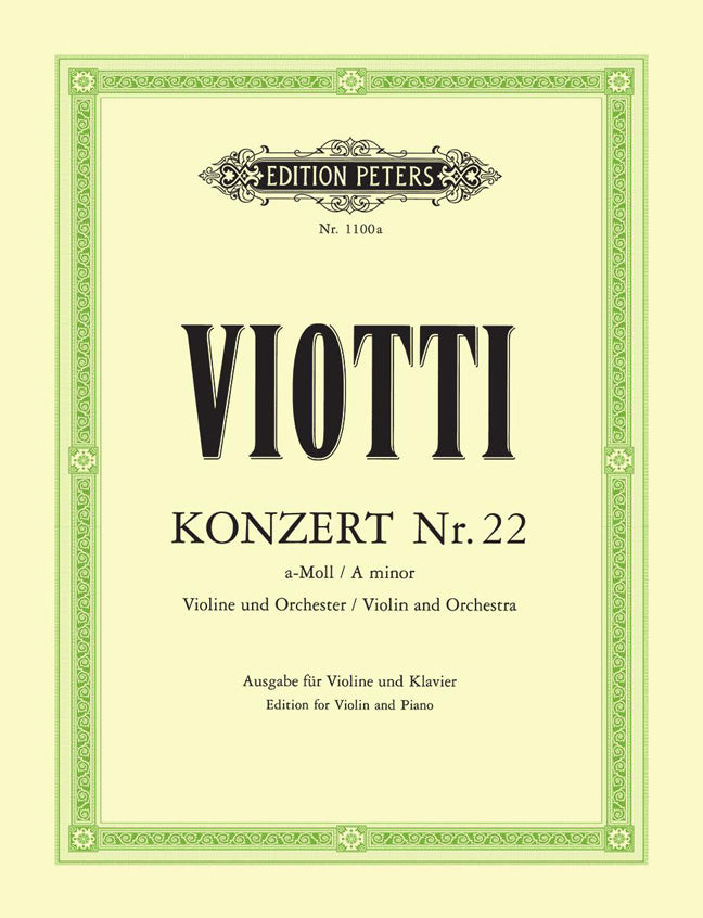 Viotti: Concert Op. 22 A