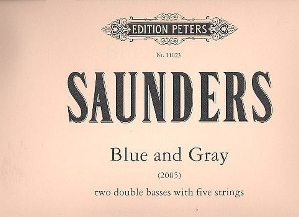 Blue and Gray for 2 double basses
