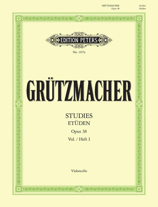 Grützmacher: 24 Studies Opus38 Vol.1