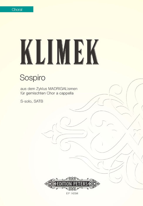 Jens Klimek: Sospiro from Madrigalismen