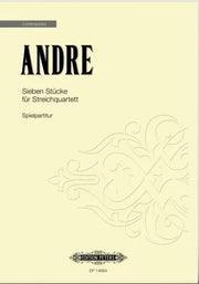 Sieben Stücke für Streichquartett