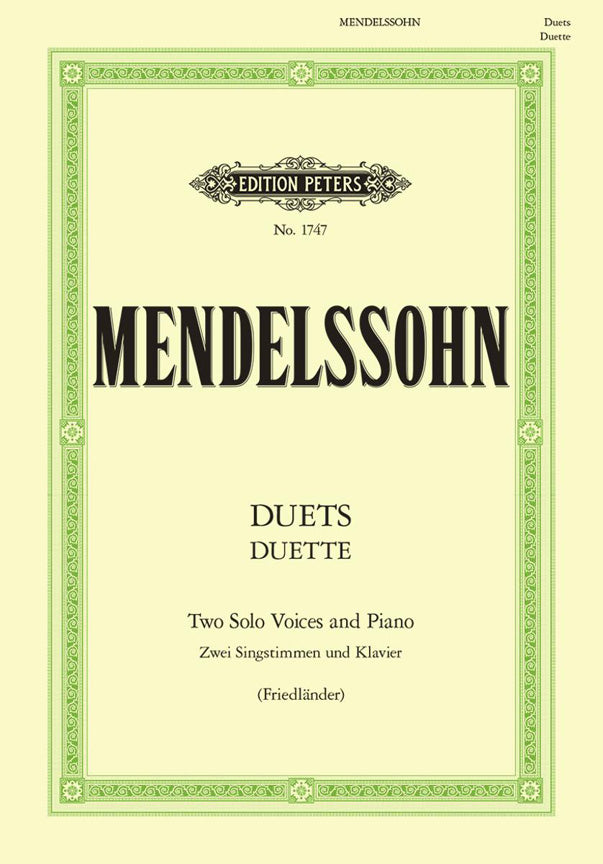 Mendelssohn: 19 Duette