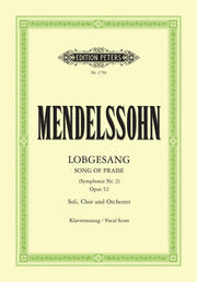 Mendelssohn: Symphony Nr 2 B-Dur Op. 52 Lobgesang (Vocalscore)