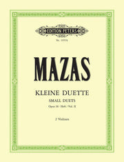 Mazas: Kleine Duette 2 O. 38 (Viool)