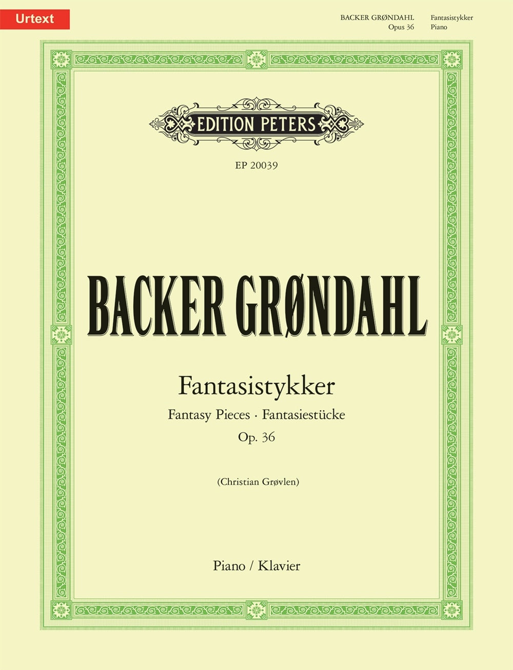 Fantasistykker (Fantasy Pieces) Op. 36 afbeelding 2