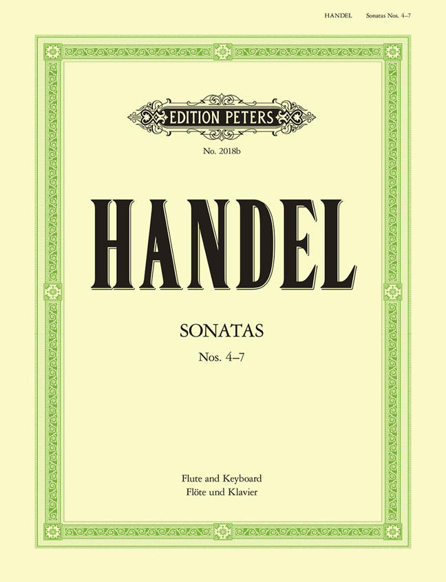 Händel: Sonaten für Flöte und Klavier Band 2