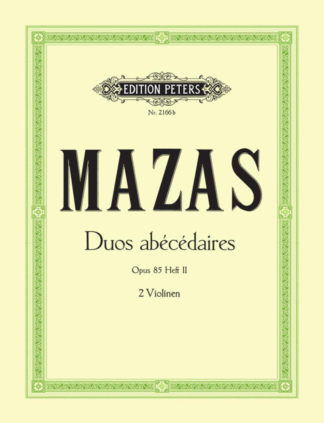 Mazas: Duos abecedaires Op.85 Vol.II