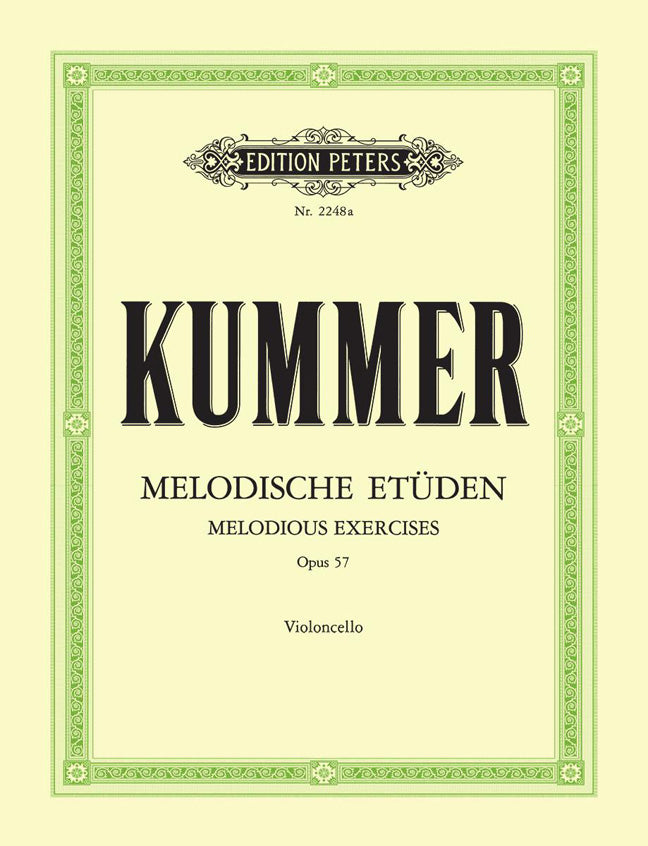 Kummer: Melodische Etuden Opus 57