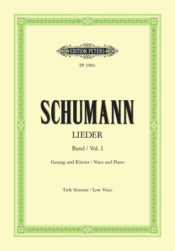 Robert Schumann: Lieder Band I (Alt)