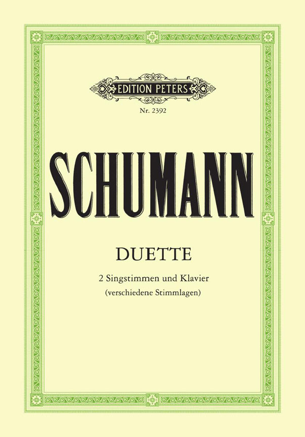 Robert Schumann: 34 Duette