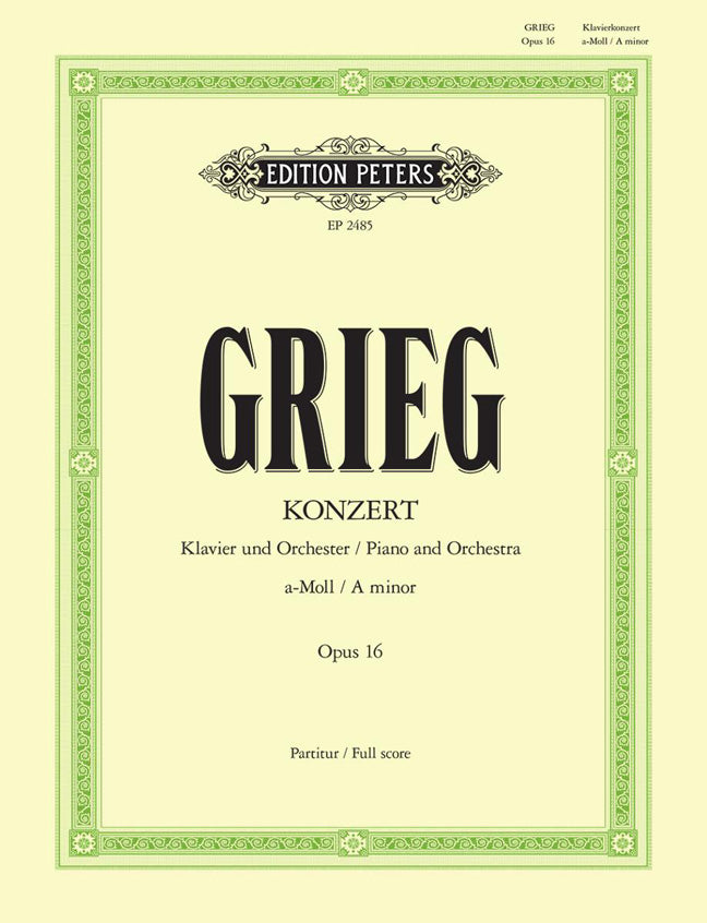 Edvard Grieg: Piano Concerto in A minor Op. 16