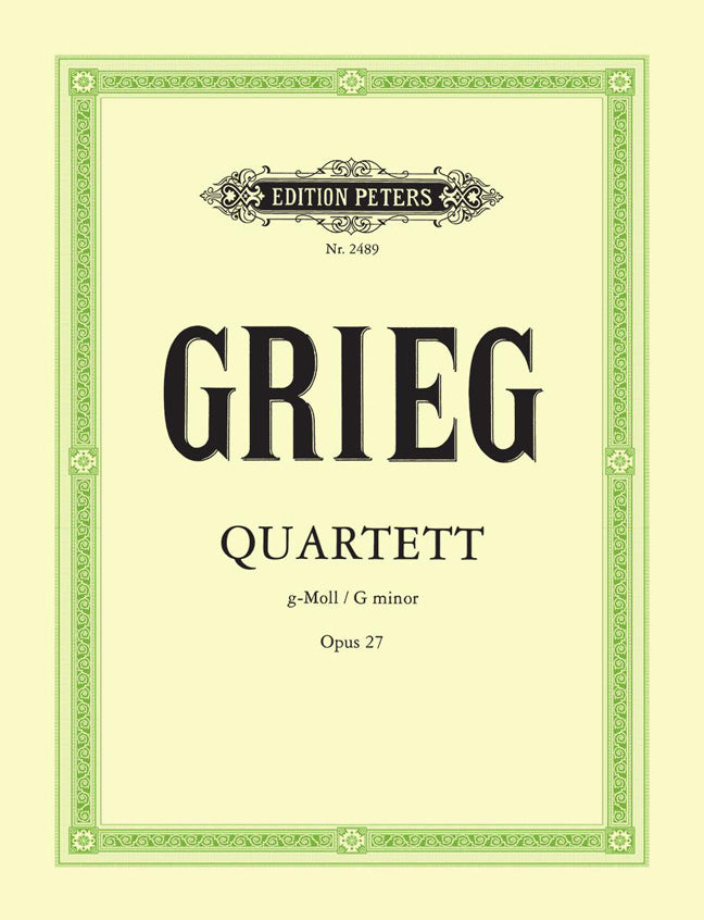 Edvard Grieg: String Quartet G Op.27