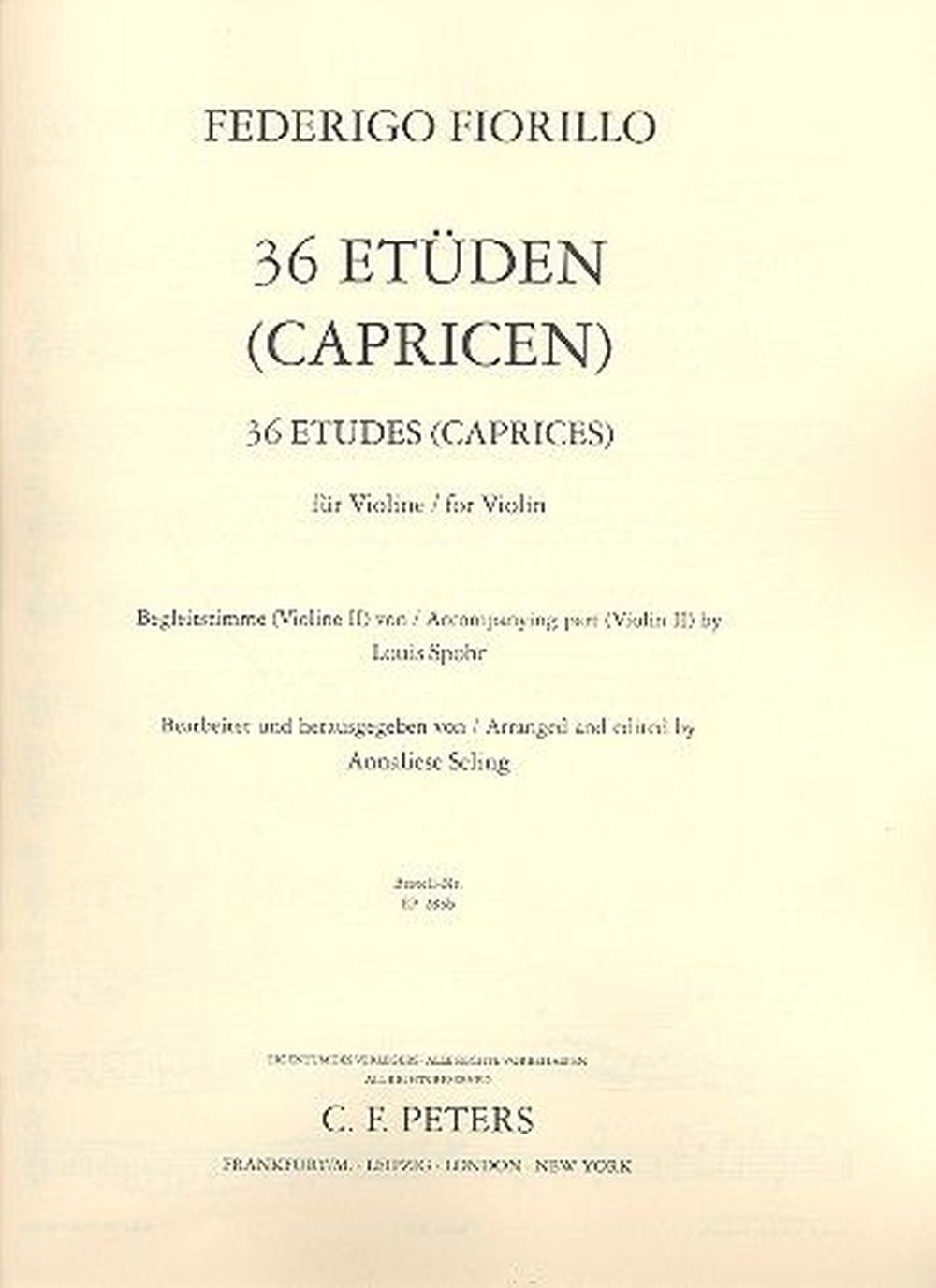 36 Etüden (Capricen)