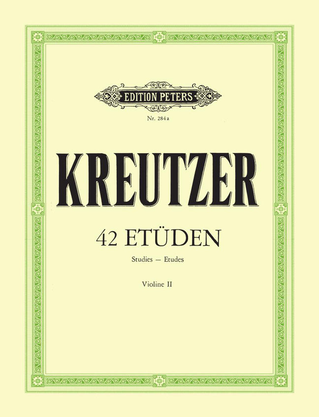 Kreutzer: 42 Etuden (Viool)