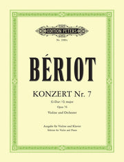 Beriot: Konzert Nr. 7 G Opus 76 (Viool, Piano)