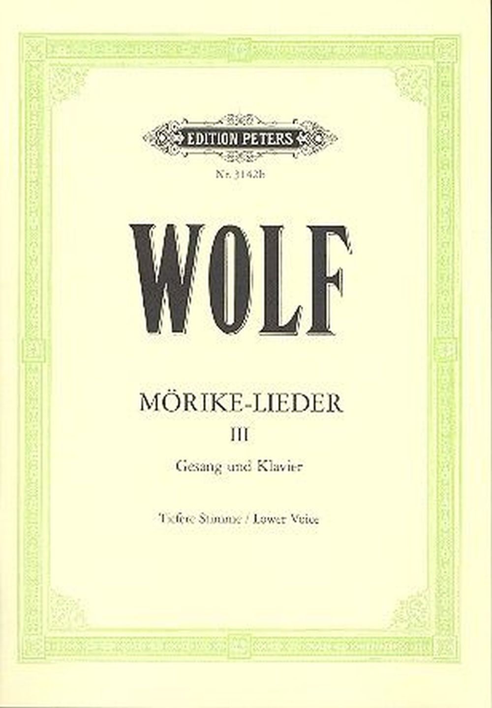 Morike-Lieder Book 3
