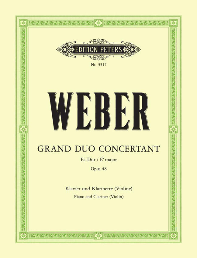 H. Weber: Grand Duo Concertante Opus48