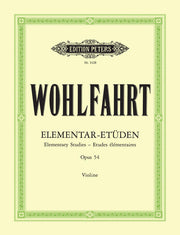 Franz Wohlfahrt: Elementar Etuden Op. 54