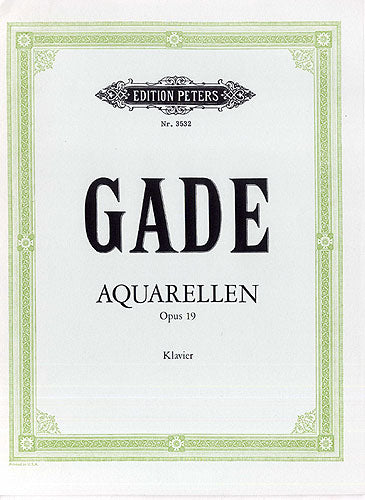 N. Gade: Aquarellen Op. 19