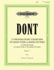 Jacob Dont: Vorubungen Op.37