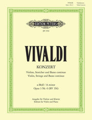 Vivaldi: Konzert a-Moll op.3 Nr. 6 RV 356