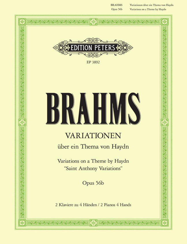 Johannes Brahms: Variationen Thema Haydn Opus56B