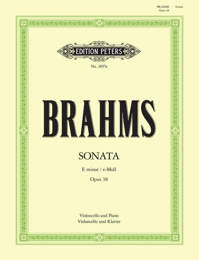 Johannes Brahms: Sonate 1 E Opus38