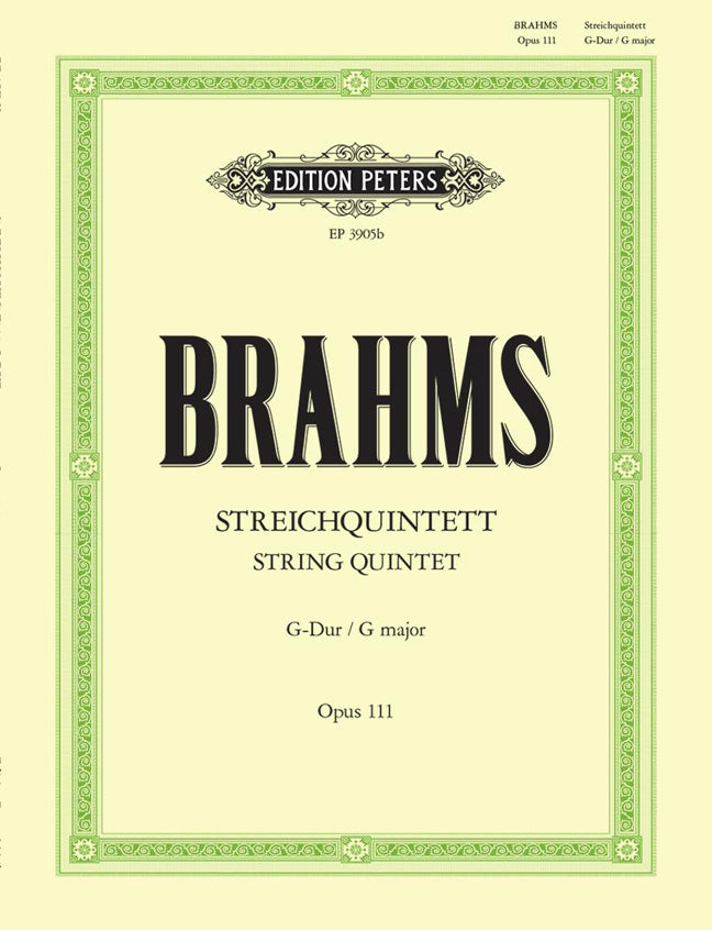Johannes Brahms: String Quintet in G Opus 111