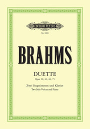 Johannes Brahms: 14 Duette für Sopr. u.Alt